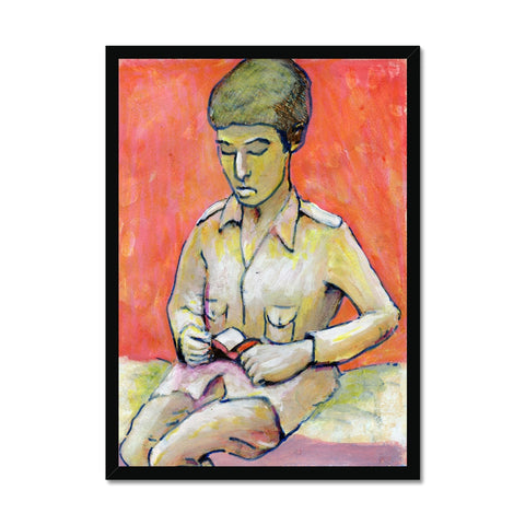 SILENT PRAYER Framed Print