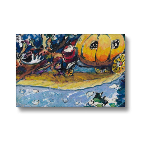 THE PUMPKIN SLEIGH Canvas